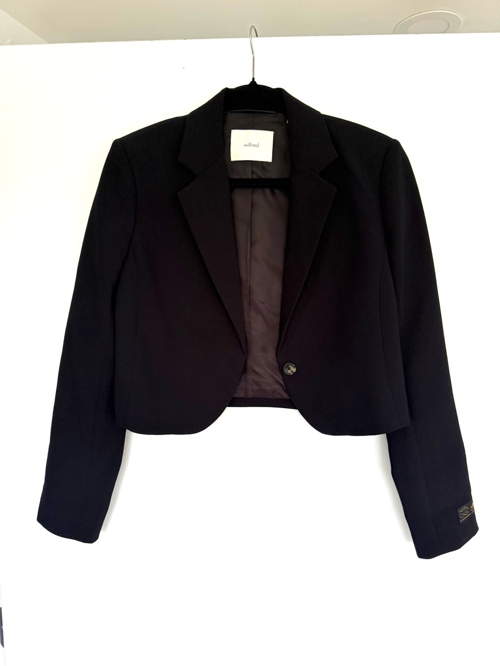 Aritzia Black Cropped Blazer